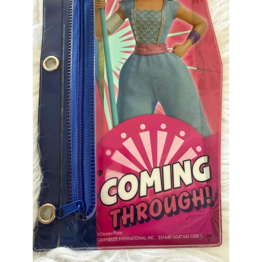 Disney Toy Story Bo Peep Woody Buzz Lightyear 3-Ring Binder Pencil Pouch NWT